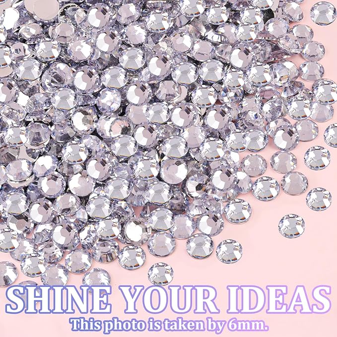 30000Pcs Resin Rhinestones for Bedazzling with Tweezers, Clear Rhinestones for Crafting with B7000 Jewelry Glue for DIY Crafts Clothing Tumblers Shoes Fabric Nail Art