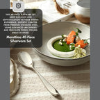 Silverware Set for 8 | 18/10 Stainless Steel Flatware Set | Mirror Finish - Image 4