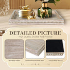 Wooden Decorative Tray, Rectangular Serving Tray - Image 6