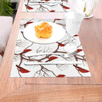 Winter Cardinal Christmas Placemats Set of 4 - Image 2