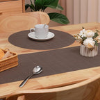 Table Runner 55 Inches Long, Vinyl Woven Heatproof Table Runners | Washable - Image 4