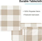 Checkered Square Tablecloth - Image 3
