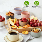 Morandi Color Ramekins Set of 6, 6 oz Creme Brulee Ramekin Oven Safe, Porcelain - Image 5