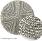 Handmade Beaded Coasters Set of 4 - Image 5