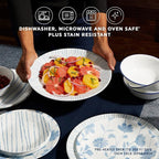 Corelle 6-Piece 8.5" Vitrelle Glass Lunch Plates Lightweight, Scratch Resistant - Image 3