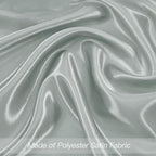 P Pothuiny 12 Pcs Silver Satin Napkins 17 x 17 Inch, Satin Cloth Napkins | - Image 4