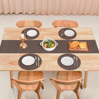 Table Runner 55 Inches Long, Vinyl Woven Heatproof Table Runners | Washable - Image 8
