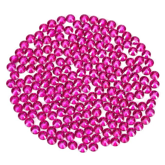 Novani Rhinestones Flatback Rhinestones Glass Gems Stones Jewels Round Gemstones Non-Hotfix Crystal for Crafts,SS16,1440 Pieces,Peach