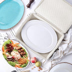 Platter Storage Case – Fine China Storage Containers Hard Shell, Quilted and - Image 6