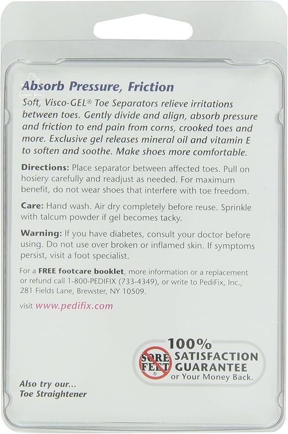 Pedifix Visco-gel Toe Separators, 1 Count