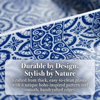 2 Pack Serving Tray with Handles, Rectangular Decorative Trays - Image 9