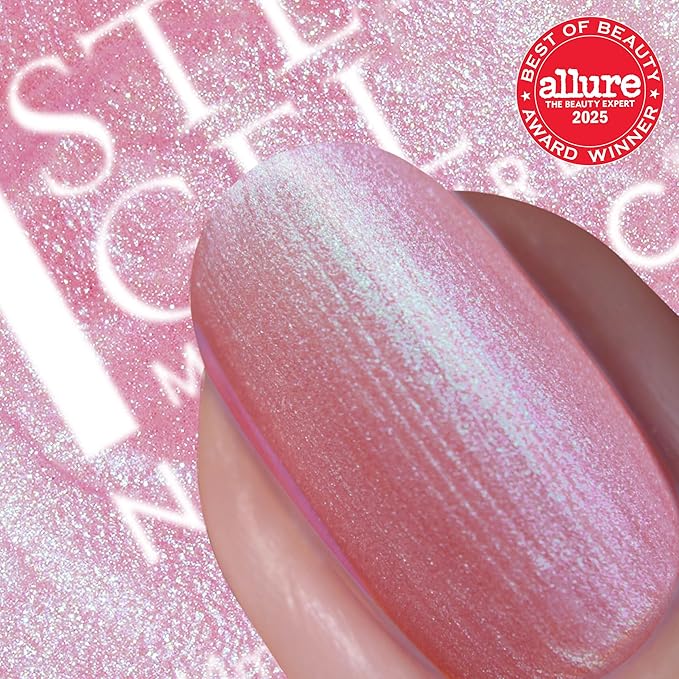 Nails Inc It's Topless Gel-Like Nail Polish, 4-in-1 Base Coat, Treatment, Color, Top Coat, Long Lasting, Strong, Chip Free, Glossy Salon Quality Manicure, Air Dry Nail Polish, Addison, 0.47 Fl Oz
