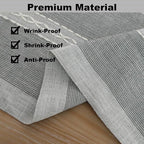 Gernaice Boho Table Runner, Rustic Cotton Linen Farmhouse Table Runners - Image 4