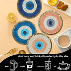 Evil Eye Beaded Coasters Set of 4 - Image 5