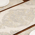 Loom and Mill Luxury Elegant Damask Table Runner 72 inches Long, 13x72 inch - Image 6