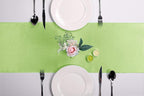 5-Pack Satin Table Runner Light Green 12 x 108 inches Long, Table Runners - Image 2
