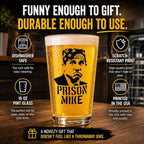 Prison Mike Funny Beer Glass - Image 4