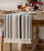 Caflife Boho Table Runner 60 Inchs Long, Dining Room Home Decor - Image 2