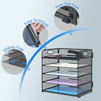 2 Pack 5-Tier Desk Organizer - Image 3