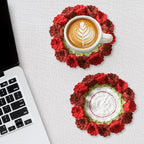 Crochet Flower Coasters, Handmade Bouquet Coasters - Image 5