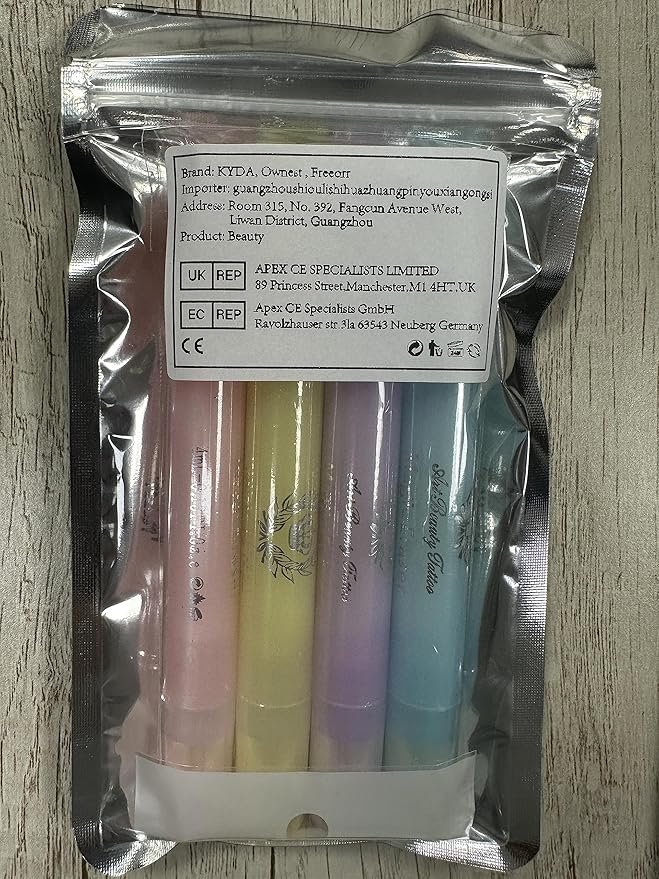 Ownest 4 Pcs Nail Polish Corrector Remover Pen, Nails Edge Cleaning Pen with Cotton Tip, Nail Art Correction Set, with 3 Cotton Tip Refills, For Easy and Perfect Manicure
