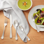Amazon Basics Silverware Set, Stainless Steel Flatware, Dishwasher Safe - Image 8