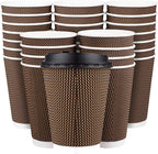 Promora 8 oz Brown Disposable Coffee Cups by Promora