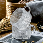 Gezzeny Vintage Glass Coffee Mugs - Image 4