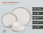 Ceramic Dinnerware Set, 12-Piece Service - Image 5