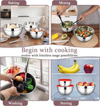 LIANYU Stainless Steel Mixing Bowls - Image 4