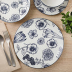 Gibson Home Westerly Court 16-Piece Dinnerware Set, Service - Image 3