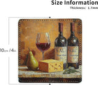 Marble Coasters Square Leather Drinks Coaster Set - Image 4