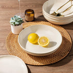 AmorArc 8.5'' Large Ceramic Pasta Bowls, 36oz Stoneware Pasta Serving Bowls Set - Image 8