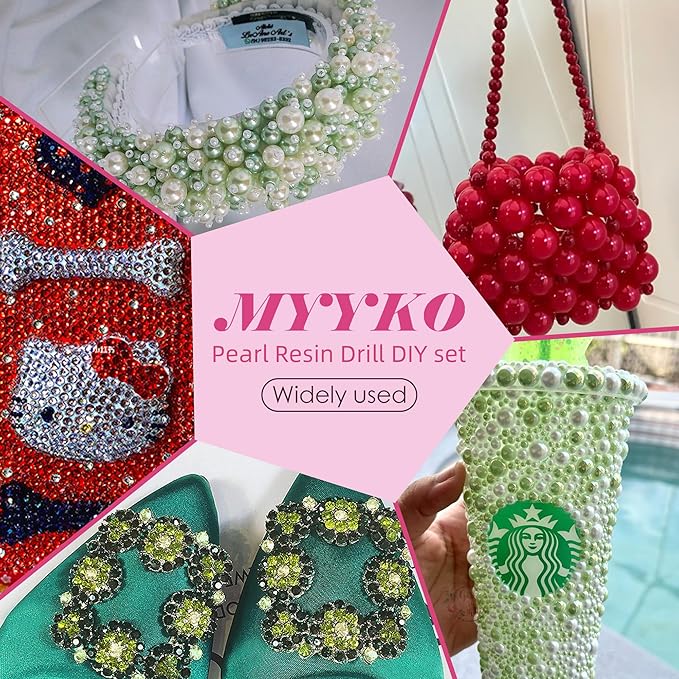 160g Red Green Flat Back Pearls Rhinestones with Gel for Crafts Mixed Size 3mm-10mm AB Color Round Half Pearls Flatback Pearl Beads and Resin Rhinestones Set for Face Art