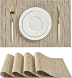 Leetaltree Light Brown Placemats Set of 4 by Leetaltree-ArtatEveryTable