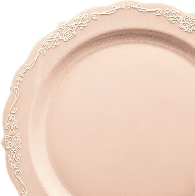 " OCCASIONS " 150 Piece set-Vintage Wedding Plastic Plates & cutlery - Image 3