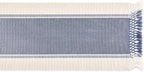 DII Dobby Stripe Woven Table Runner, 13x108 French Blue - Image 2