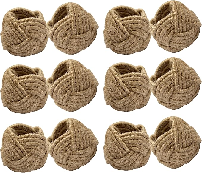 COTTON CRAFT Jute Napkin Ring by COTTONCRAFT