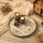 Hanobe Round Boho Decorative Tray - Image 2