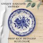 Tudor Royal 16-Piece Porcelain Round Dinnerware Set, Service - Image 8