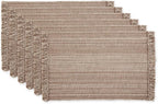DII Variegated Tabletop Collection, Placemat Set, 6 Piece by DII