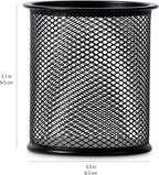 Amazon Basics Wire Mesh Pen Holder, Pencil Cup Desk Organizer - Image 4