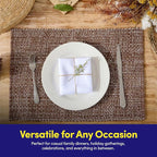 Sweet Home Collection 100% Cotton Placemats - Image 6