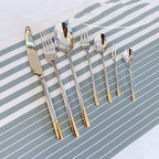 Silverware Set Service for 12, IKXO 48-Piece Modern Stainless Steel Flatware - Image 8