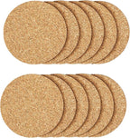 12 Pcs Cork Coasters, Reuse Cork Coaster by HUAOAO