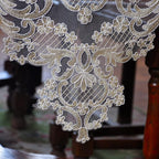 Elegant Vintage Lace Table Runner 36 inches Long - Image 3