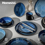HomeVss 20-Piece Dinnerware Set - Image 3