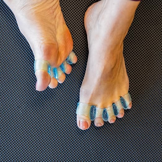 NABOSO Splay Gel Toe Stretcher, Separator - Blue (Version 1.0)