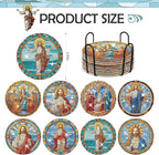 Jesus Diamond Art Coasters - Image 2