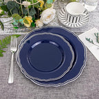 60pcs Blue Plastic Plates - Image 7